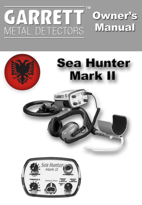 SEA HUNTER MARK II underwater metal detector GARRETT